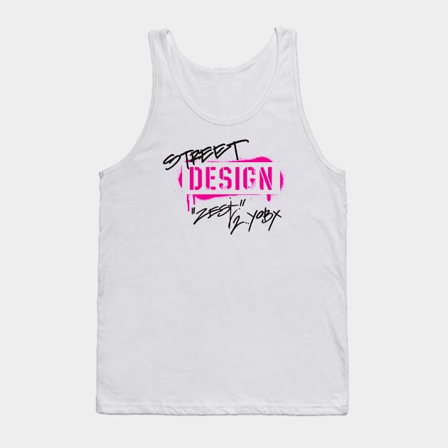 Street Design Graffiti Tank Top by JP